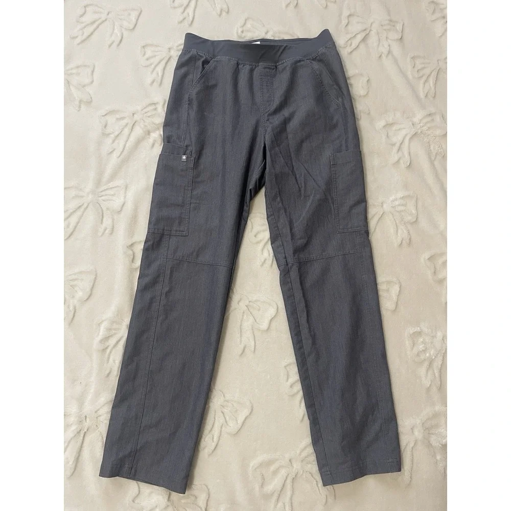 FIGS Axim‎ Cargo Scrub Pants Technical Collection Graphite Gray Mens Medium